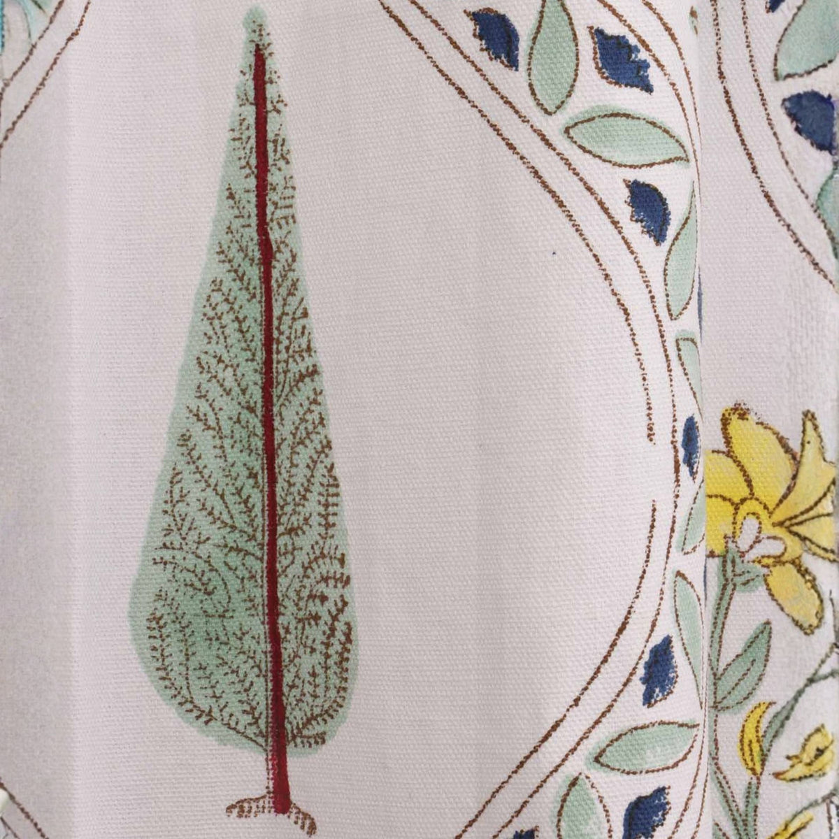 Nargis hand block printed curtains - Heritagewear