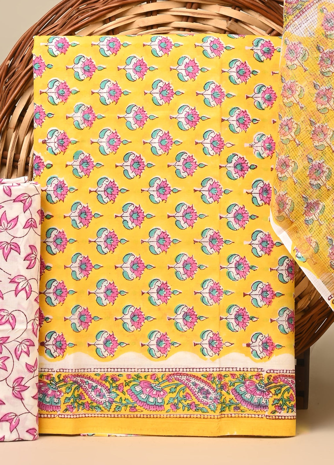 Kota Doriya Dupatta Cotton Suit