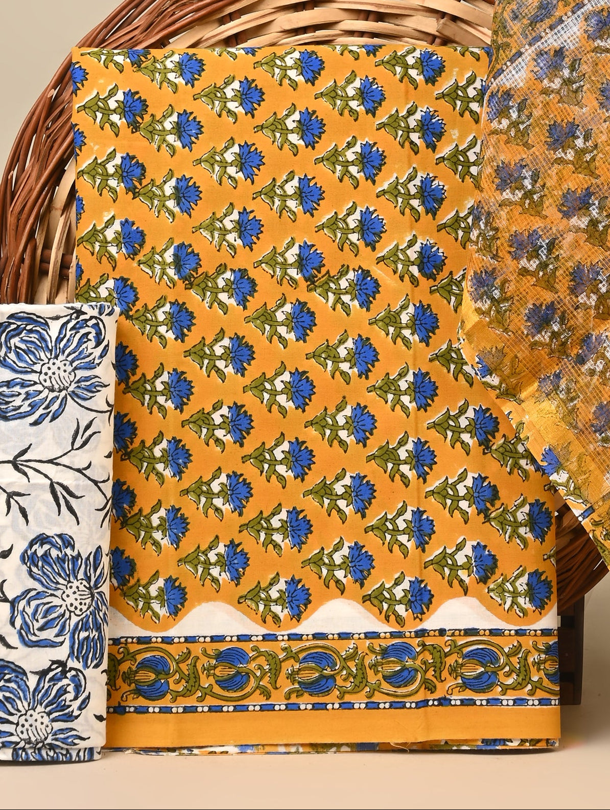 Kota Doriya Dupatta Cotton Suit