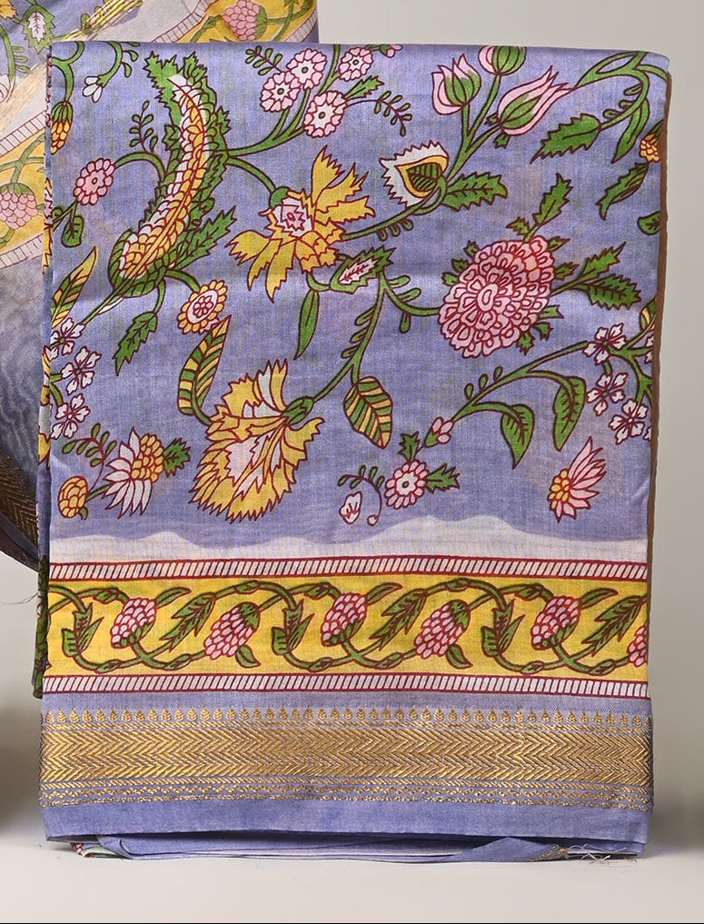Maheshwari Silk Suit Set
