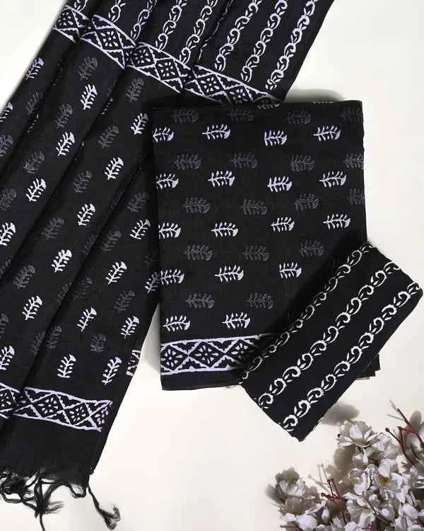 Black Pure Cotton Combo Set