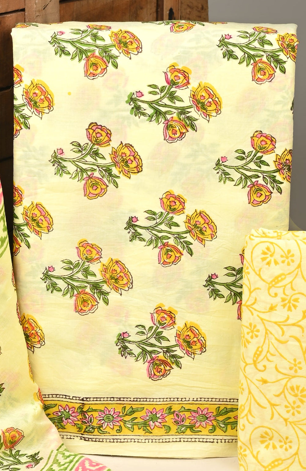 Cotton Suits with Cotton Dupatta