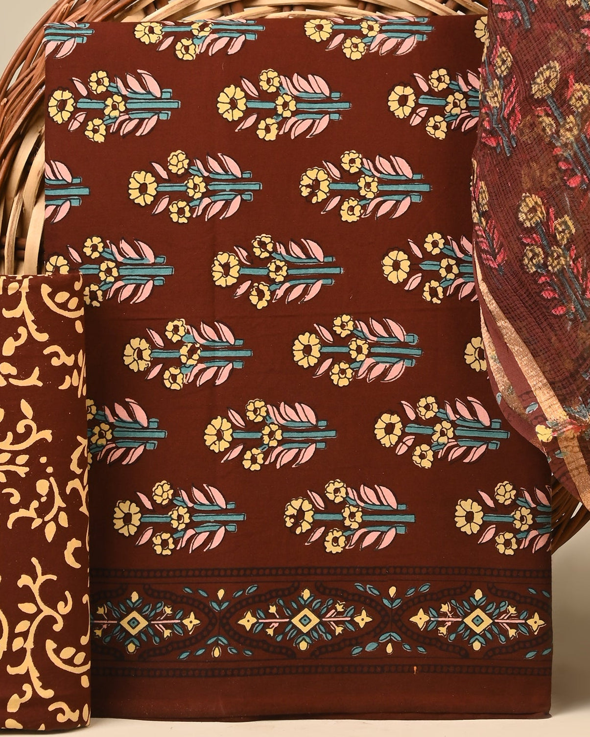 Kota Doriya Dupatta Cotton Suit
