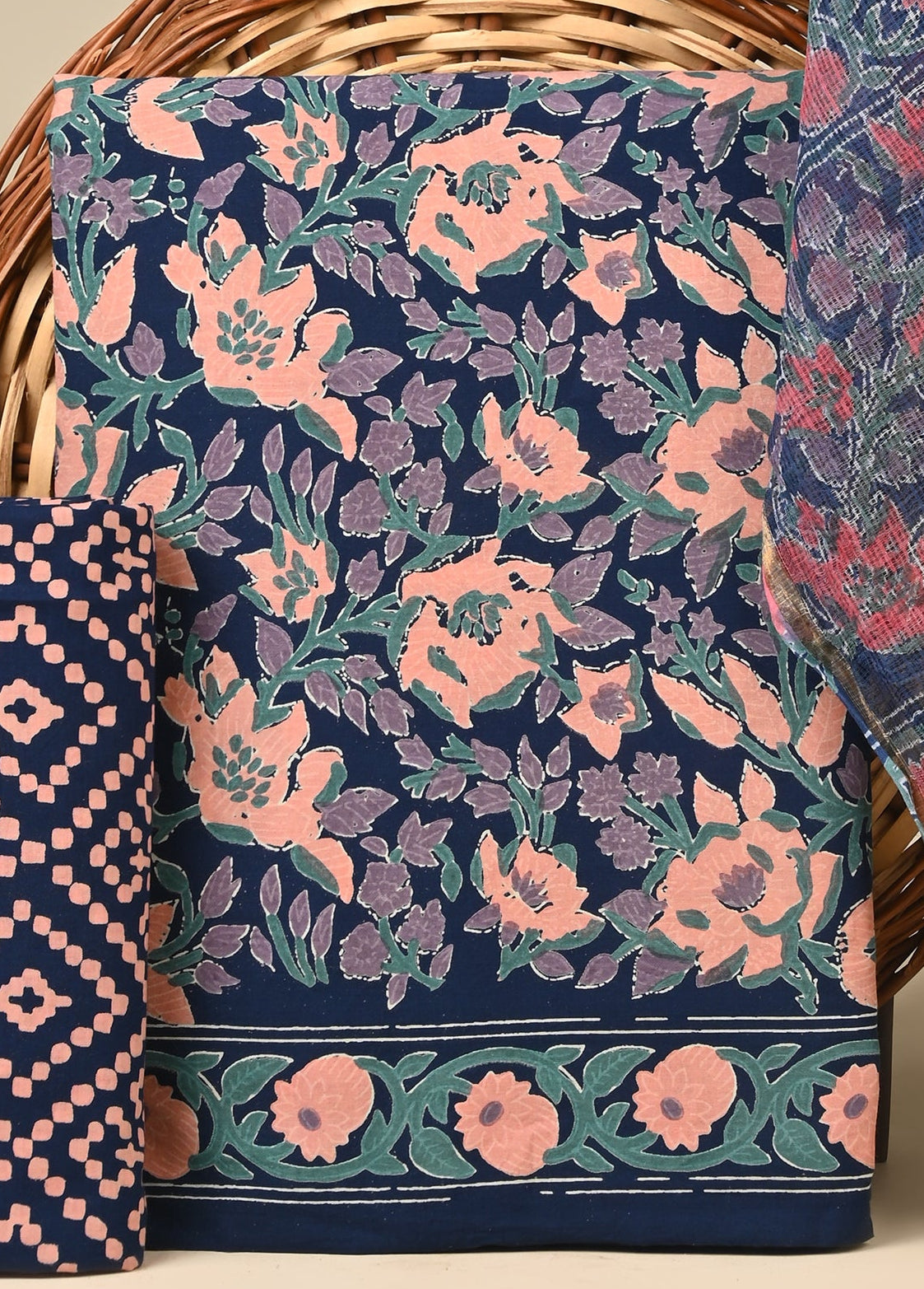 Kota Doriya Dupatta Cotton Suit
