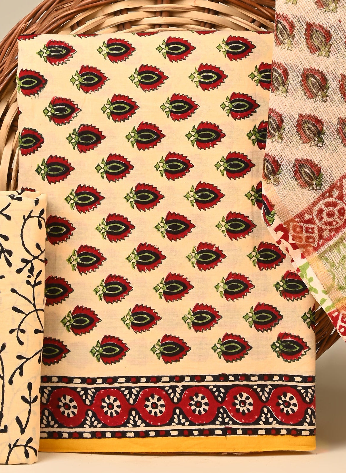 Kota Doriya Dupatta Cotton Suit