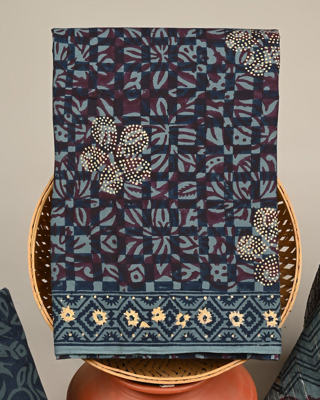 Cotton Suit with Chanderi Dupatta