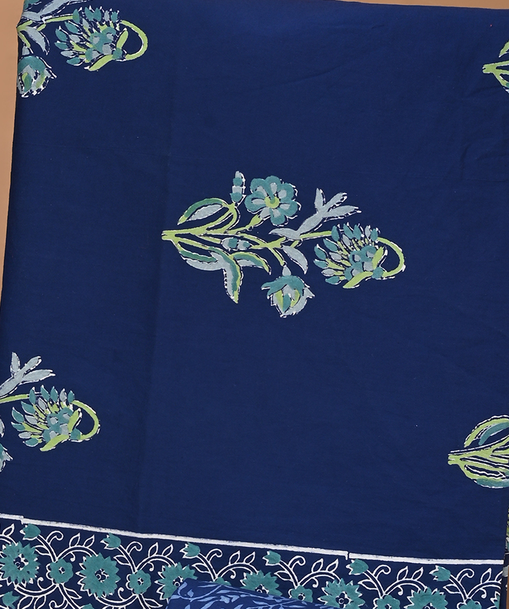 Cotton Suit with Chiffon Dupatta