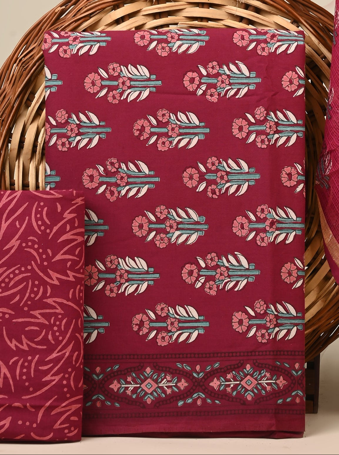 Kota Doriya Dupatta Cotton Suit