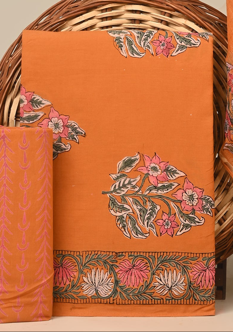 Kota Doriya Dupatta Cotton Suit