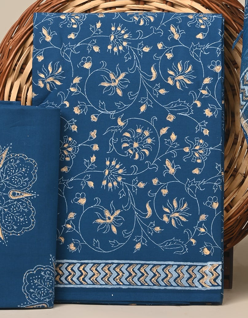 Kota Doriya Dupatta Cotton Suit