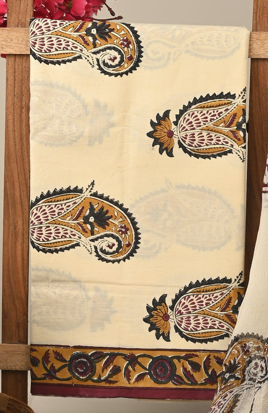 Cotton Suit with Chiffon Dupatta