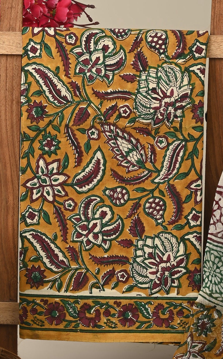 Cotton Suit with Chiffon Dupatta