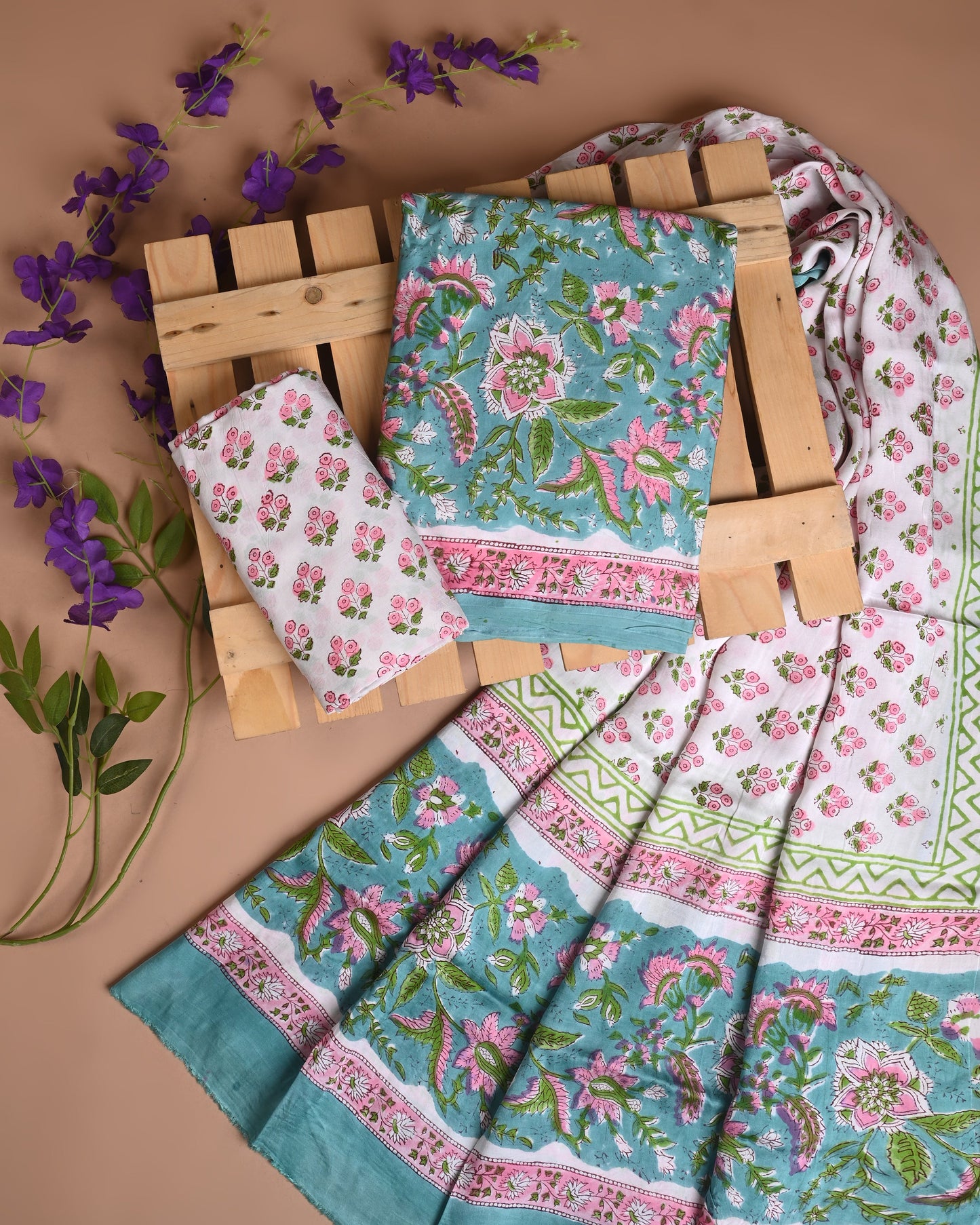 Modal Satin Suit Set