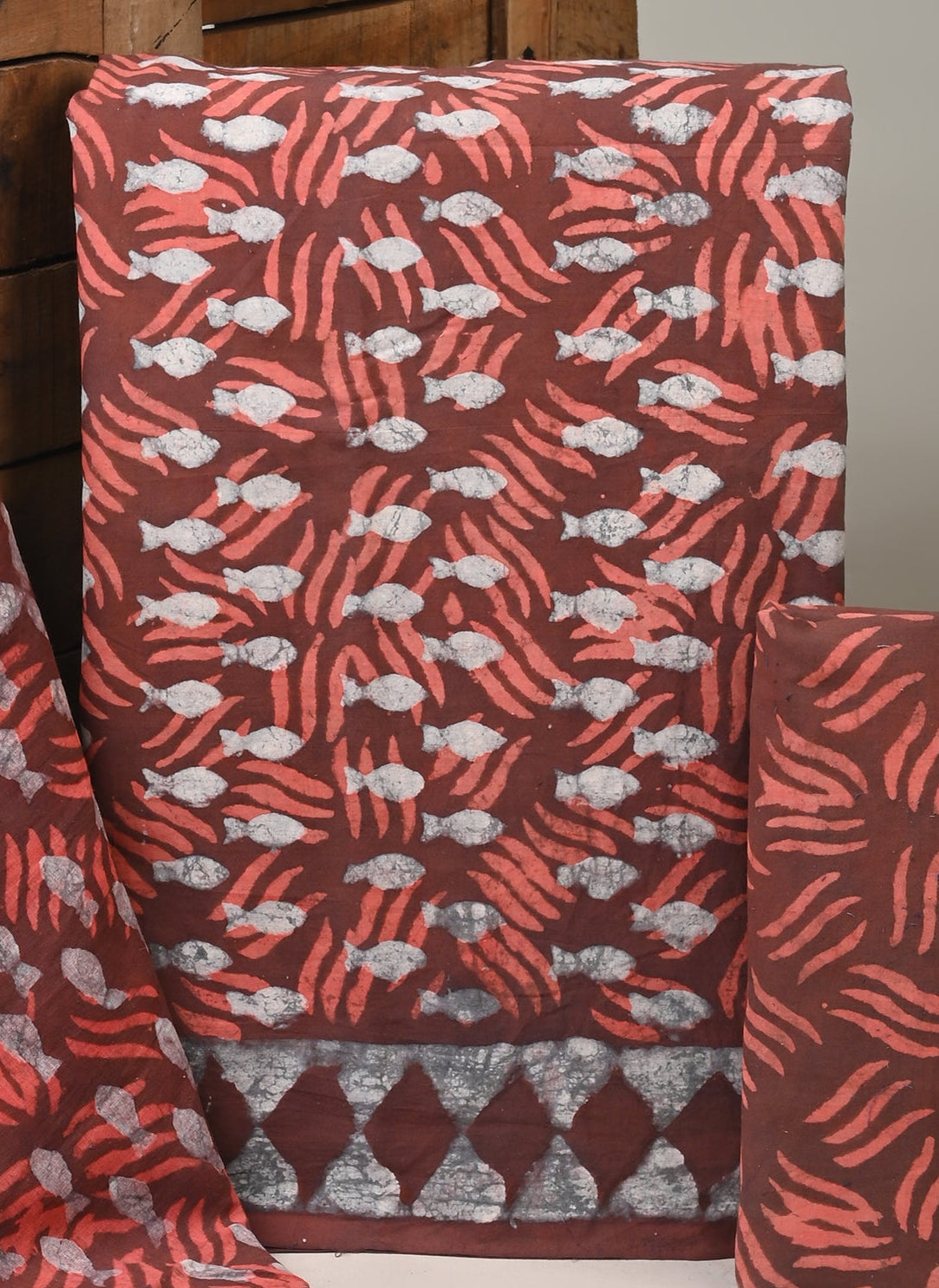 Cotton Suits with Cotton Dupatta