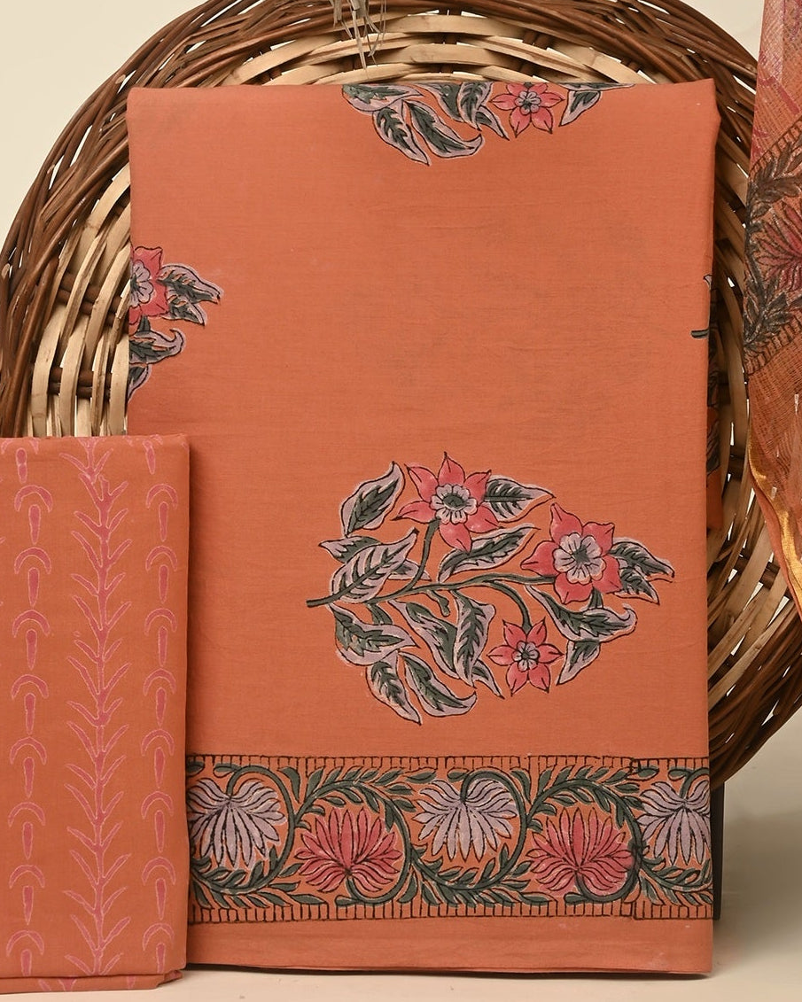 Kota Doriya Dupatta Cotton Suit