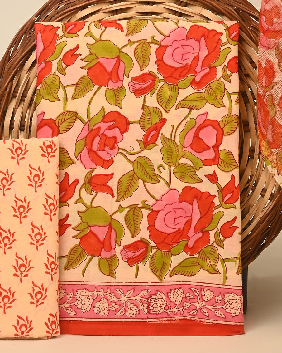 Kota Doriya Dupatta Cotton Suit