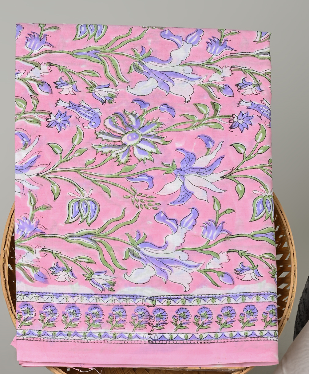 Cotton Suit with Chanderi Dupatta