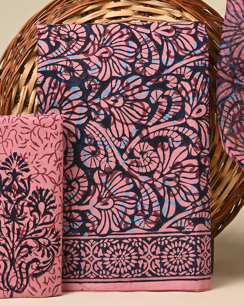 Kota Doriya Dupatta Cotton Suit