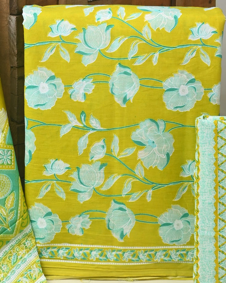 Cotton Suits with Cotton Dupatta