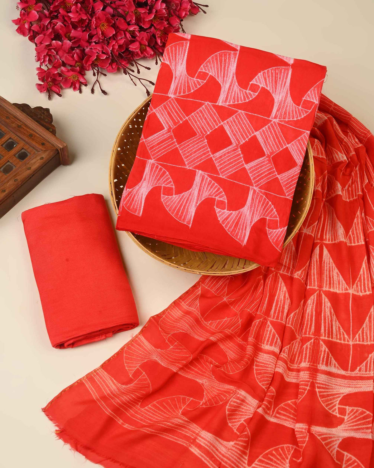 Special Shibori Muslin Suits Sets
