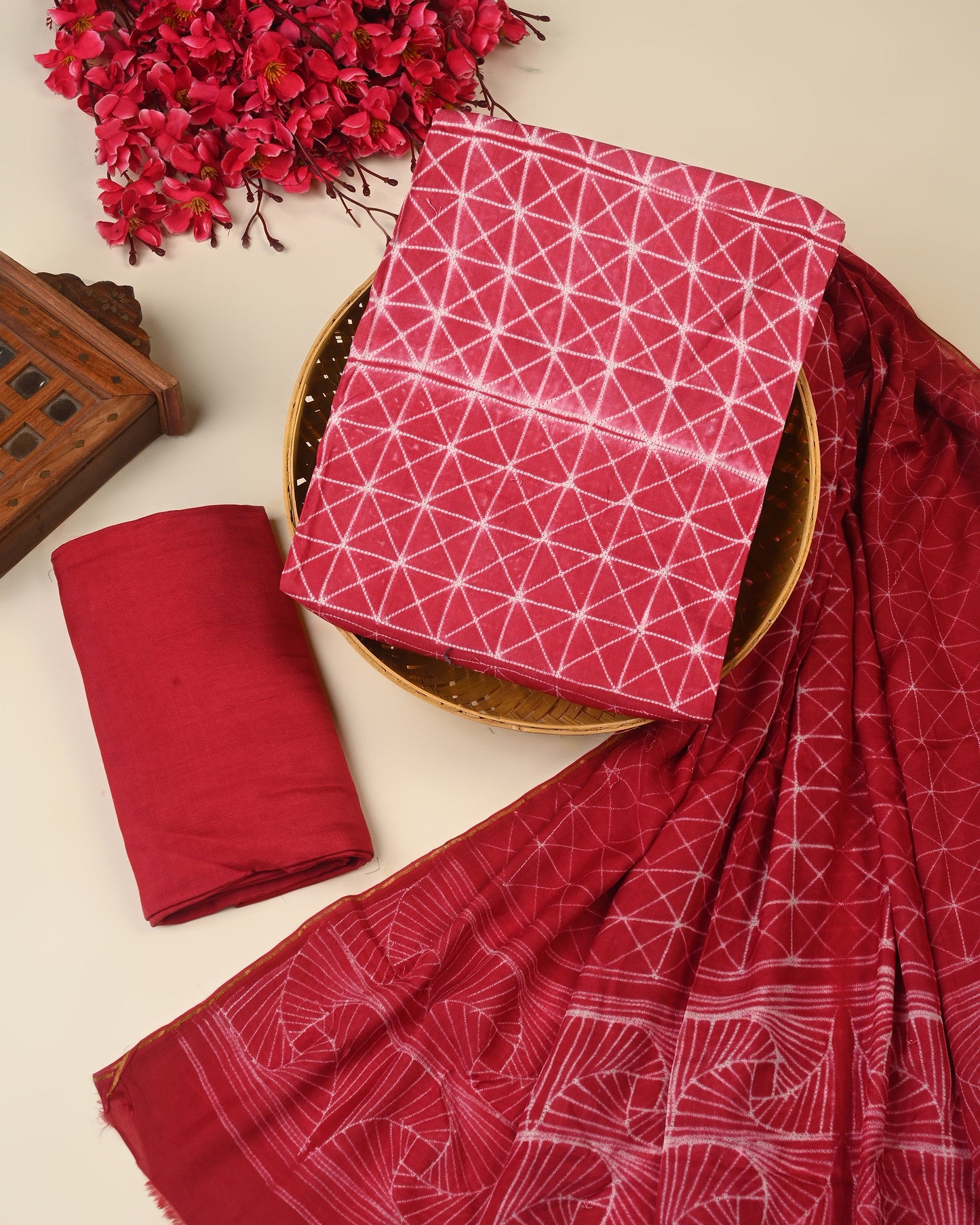 Special Shibori Muslin Suits Sets
