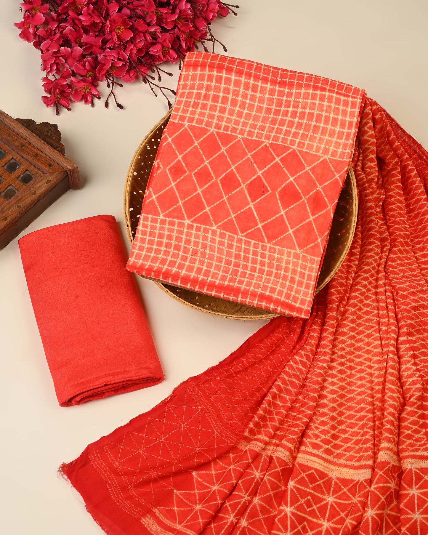 Special Shibori Muslin Suits Sets