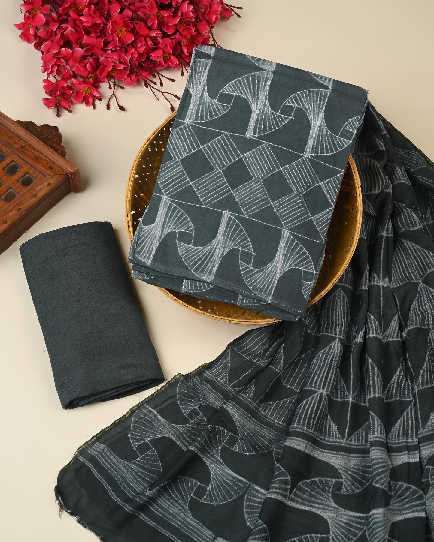 Special Shibori Muslin Suits Sets