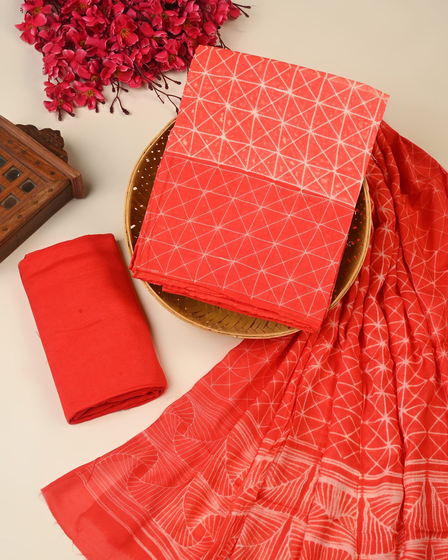 Special Shibori Muslin Suits Sets