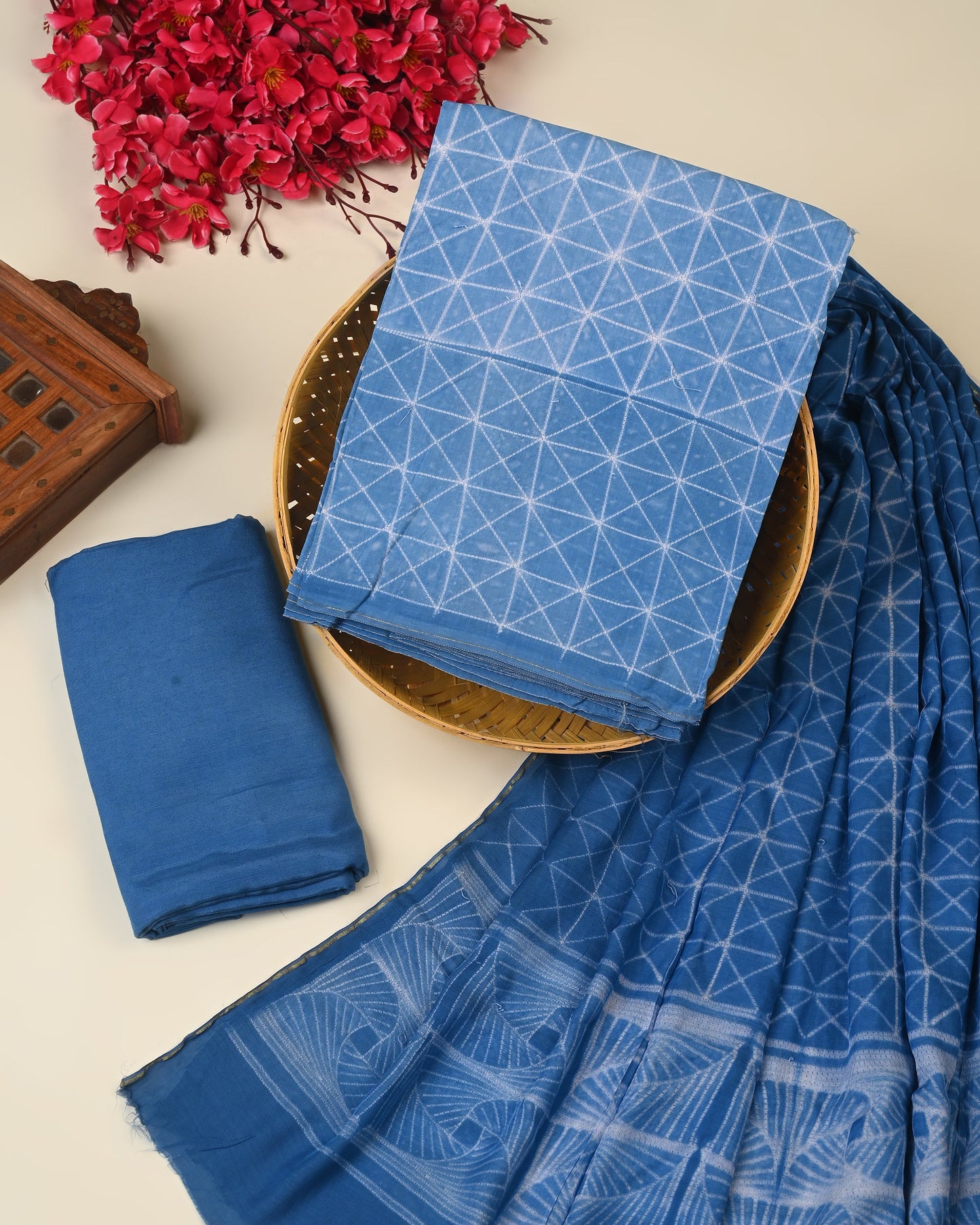 Special Shibori Muslin Suits Sets