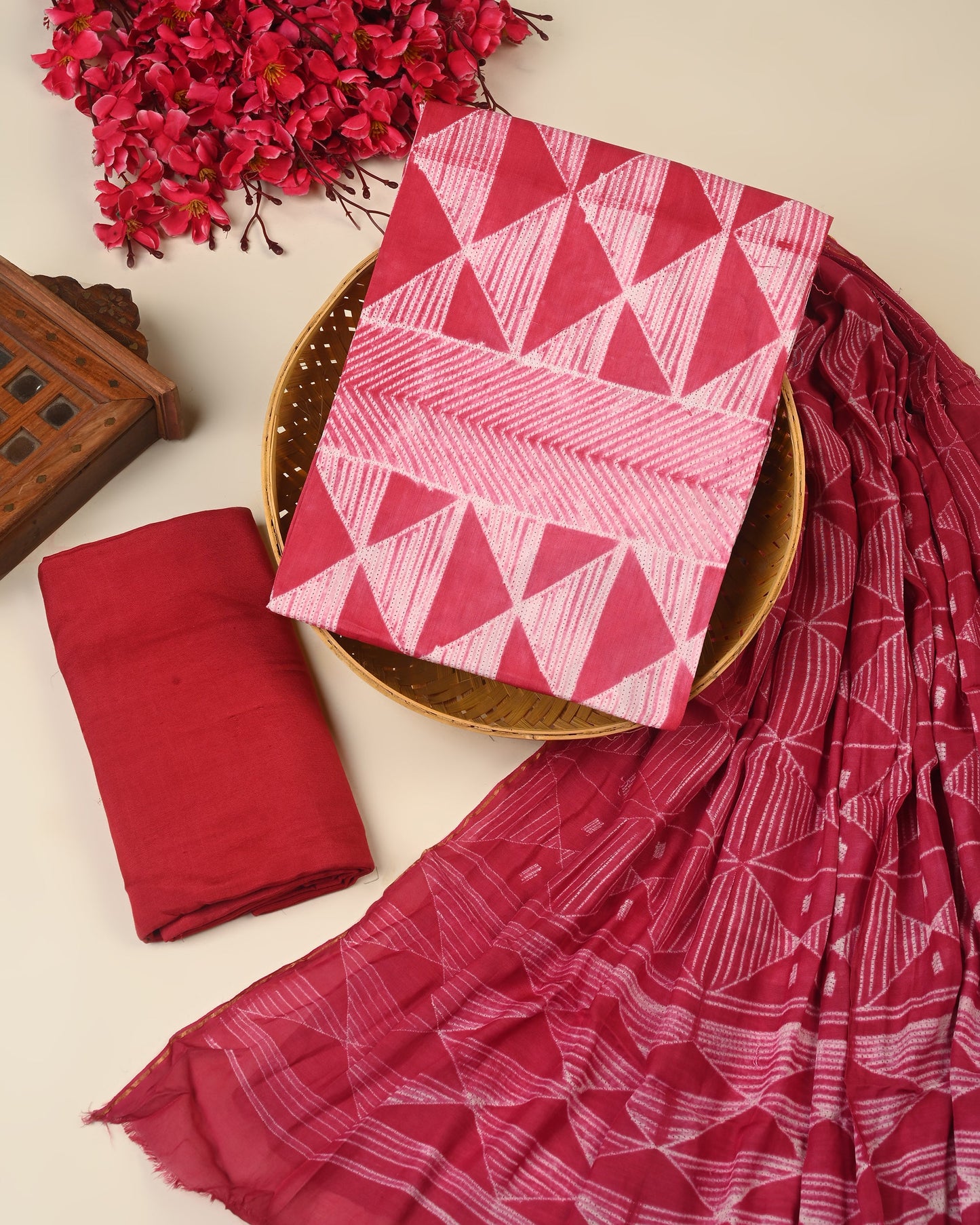 Special Shibori Muslin Suits Sets