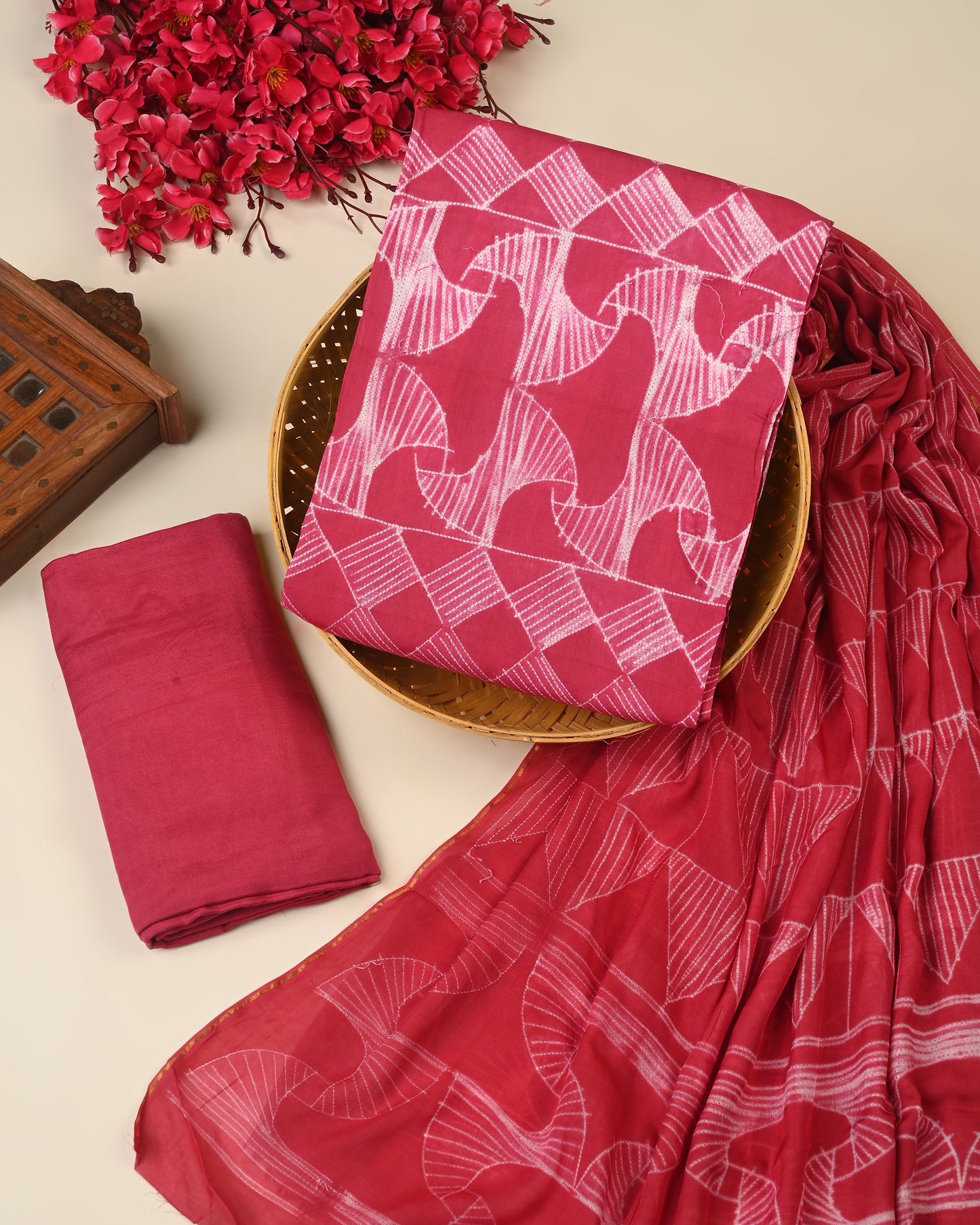 Special Shibori Muslin Suits Sets