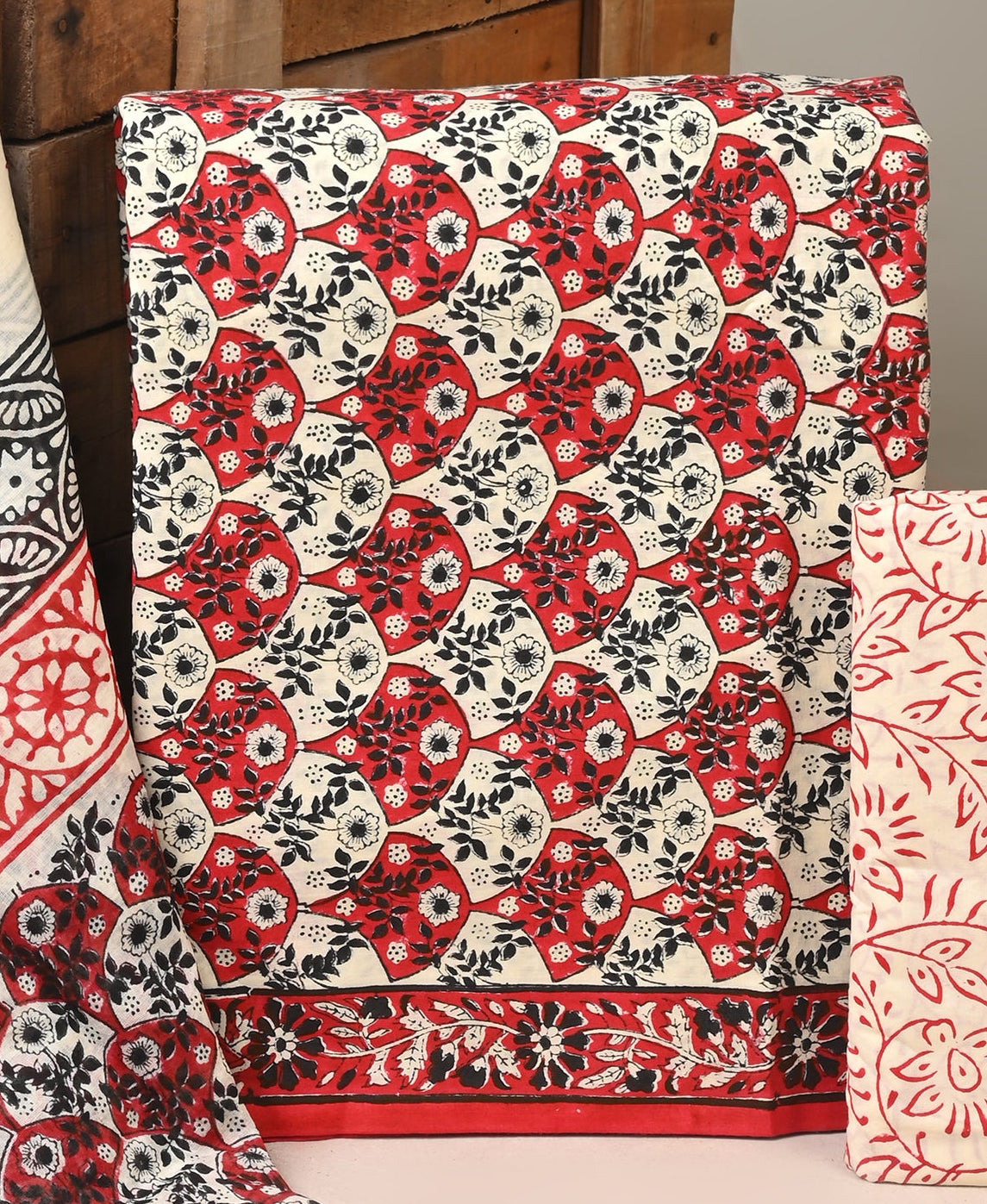 Cotton Suits with Cotton Dupatta