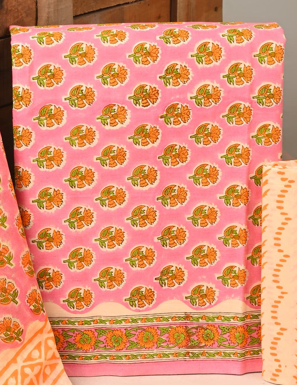 Cotton Suits with Cotton Dupatta
