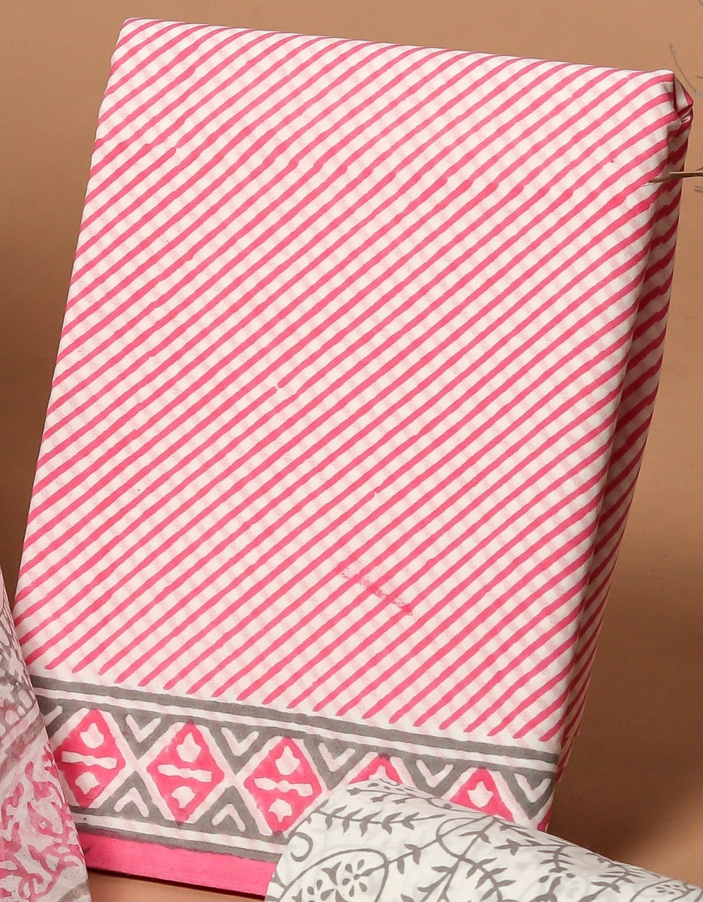 Cotton Suit with Chiffon Dupatta