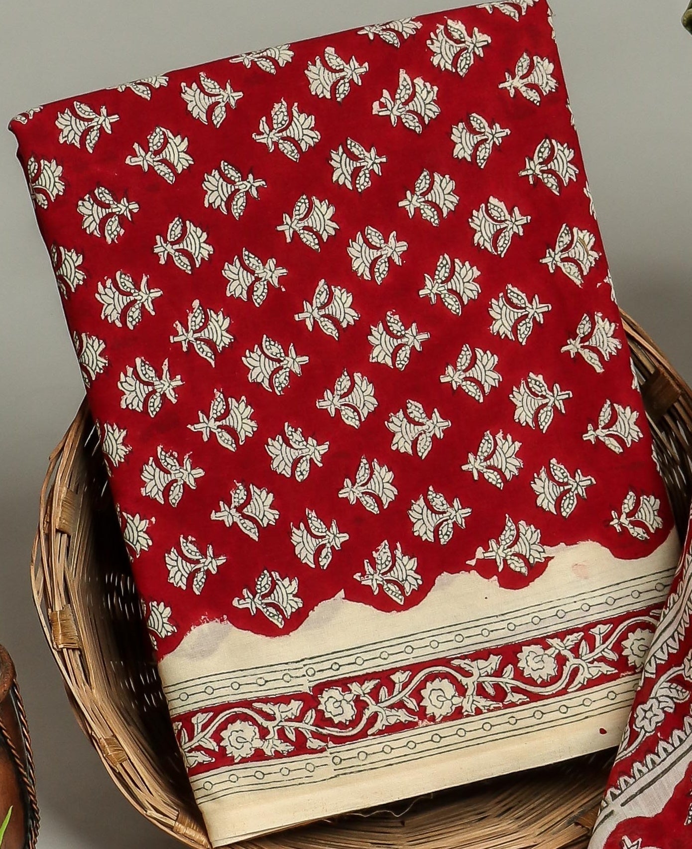 Cotton Suits with Cotton Dupatta