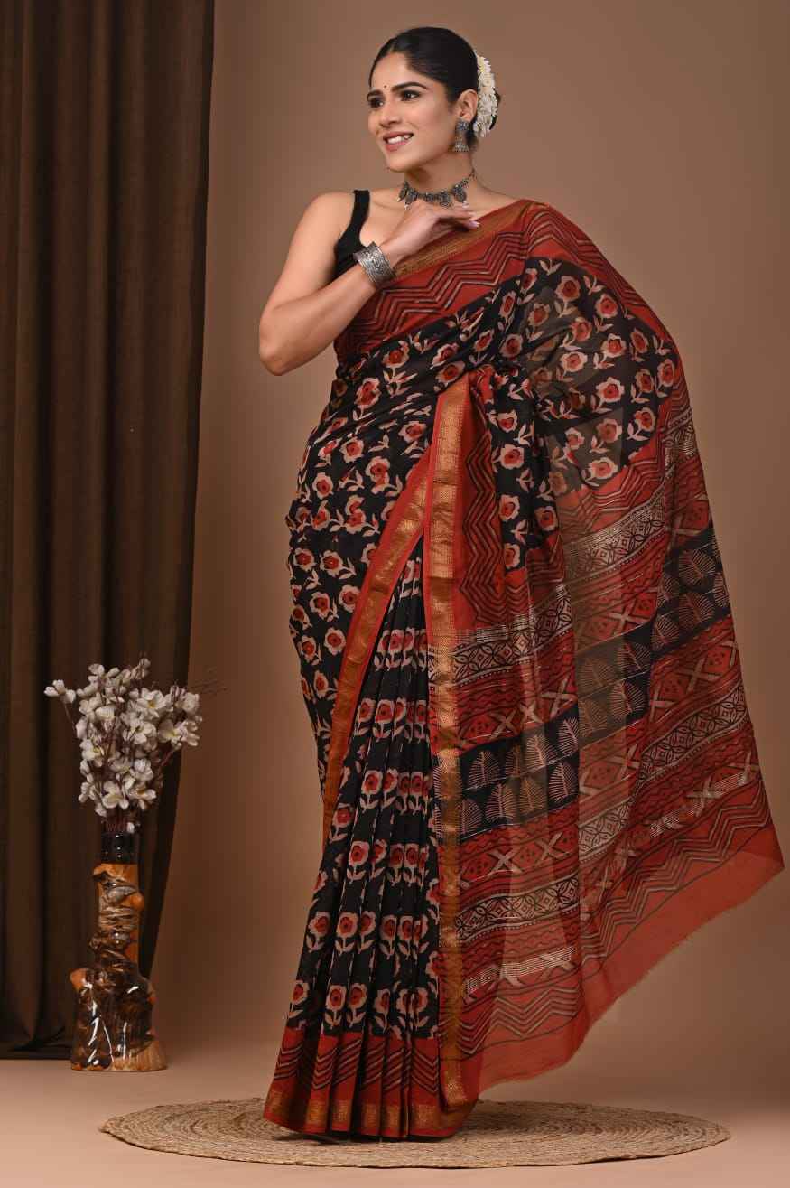 Elegant Maheshwari Silk Saree