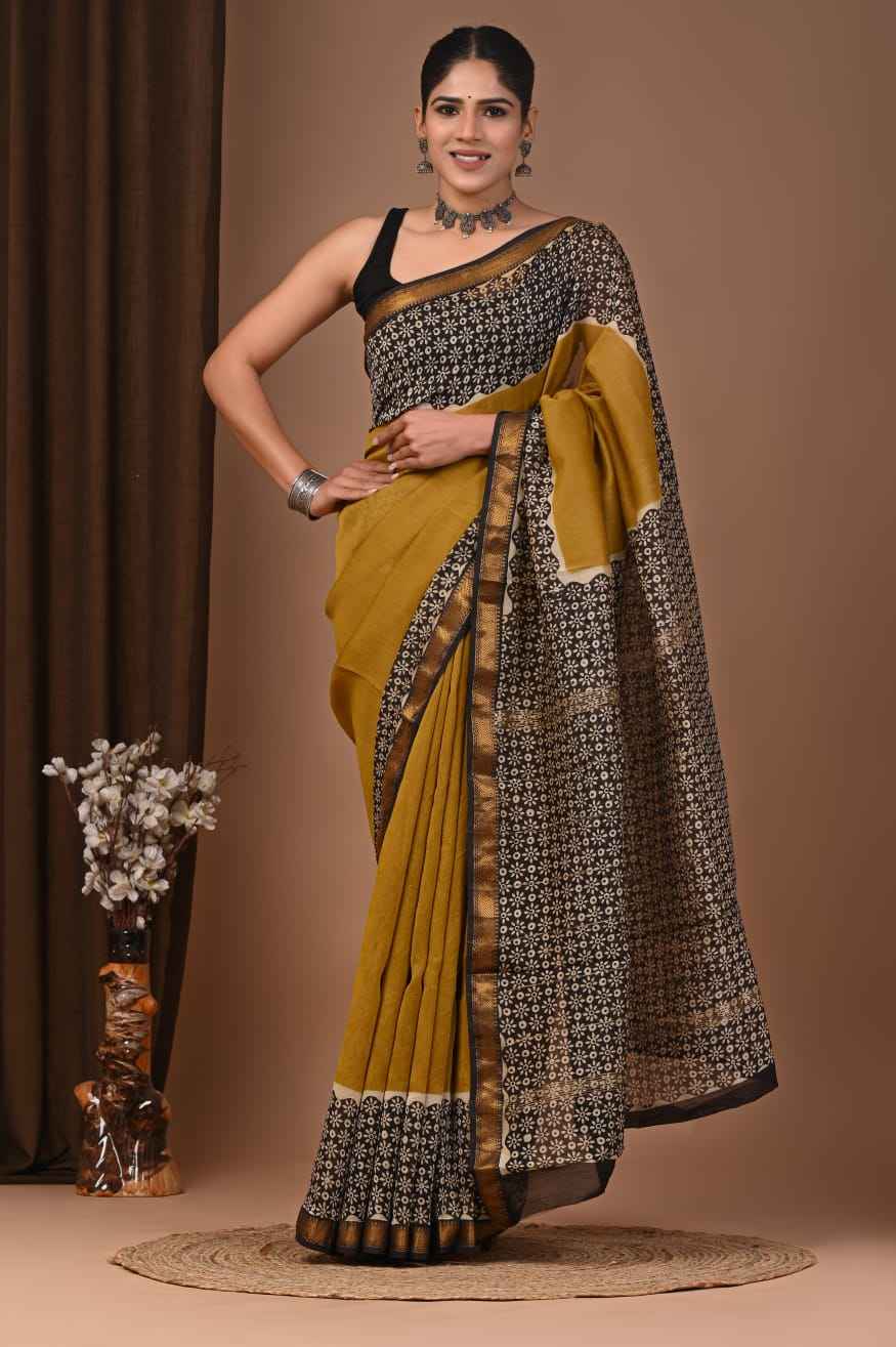 Elegant Maheshwari Silk Saree