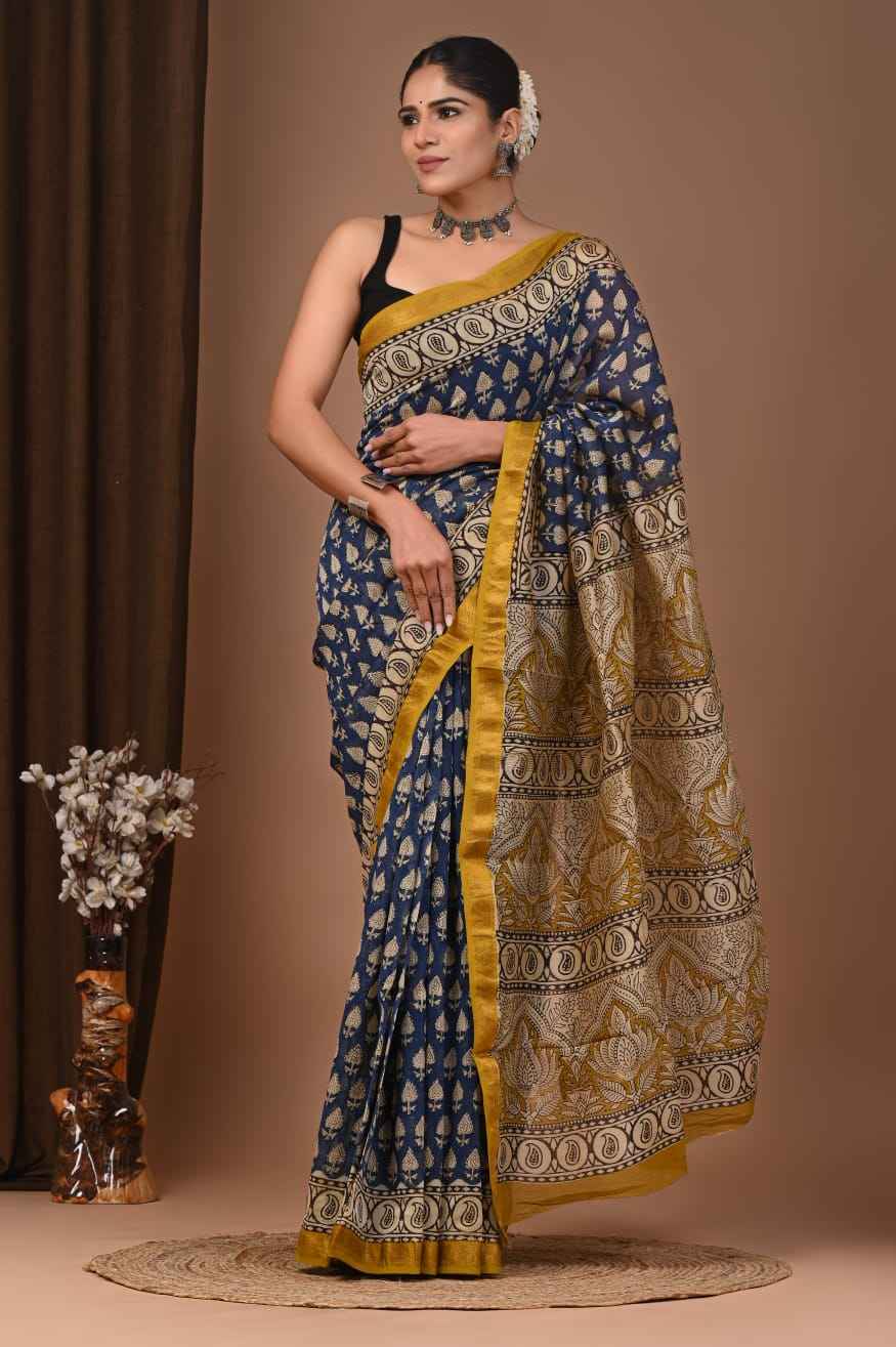 Elegant Maheshwari Silk Saree