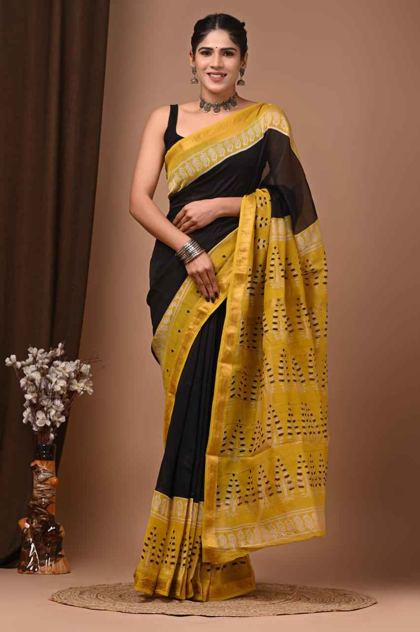 Elegant Maheshwari Silk Saree