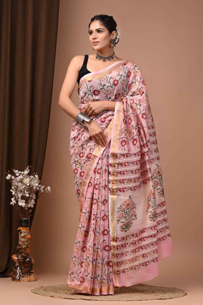 Elegant Maheshwari Silk Saree