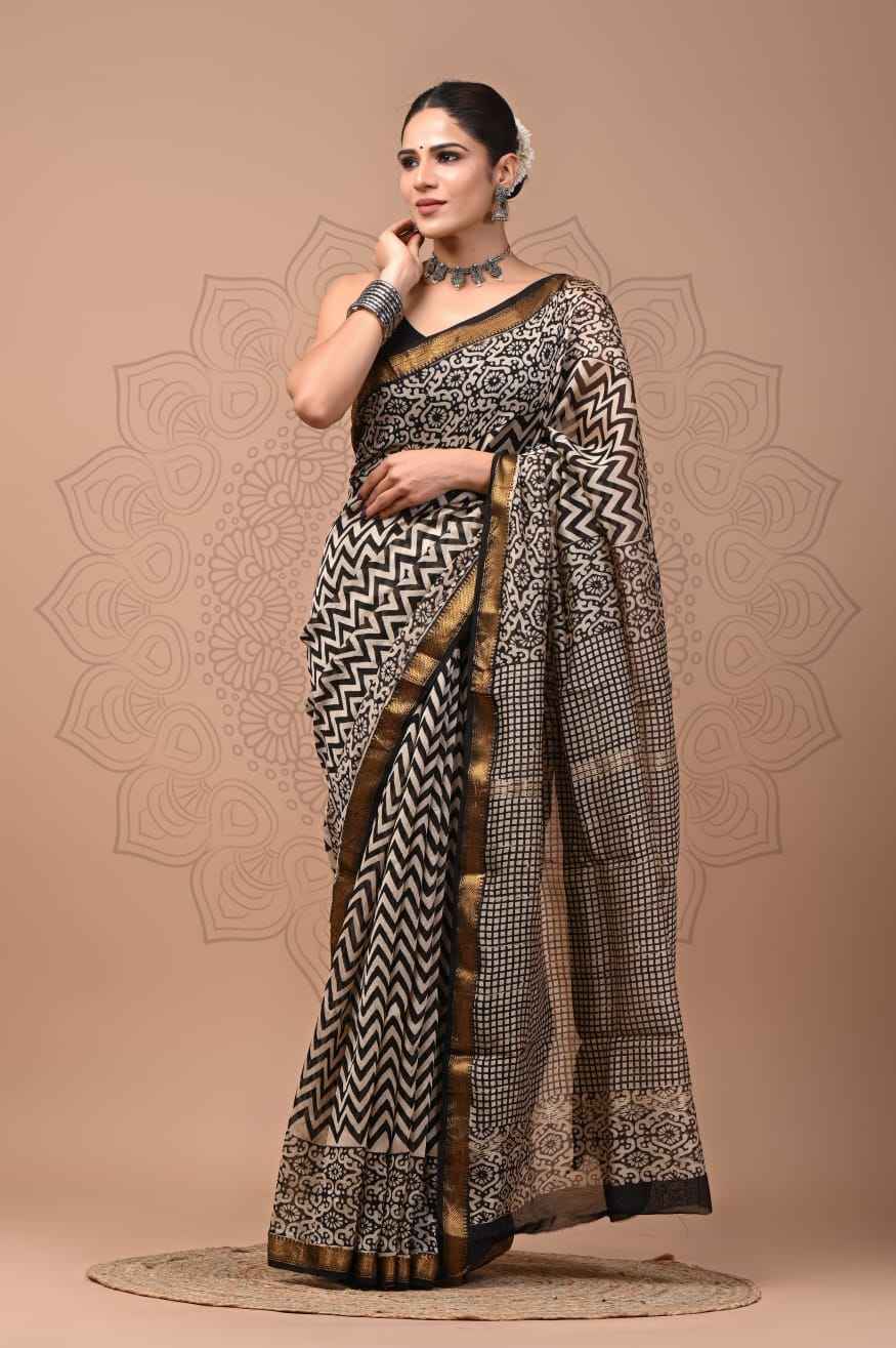 Elegant Maheshwari Silk Saree