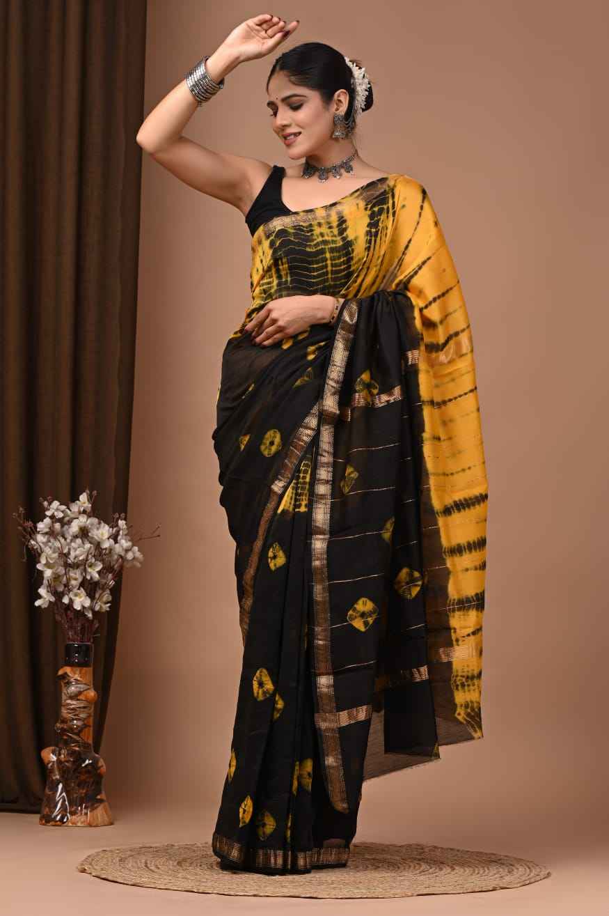Elegant Maheshwari Silk Saree