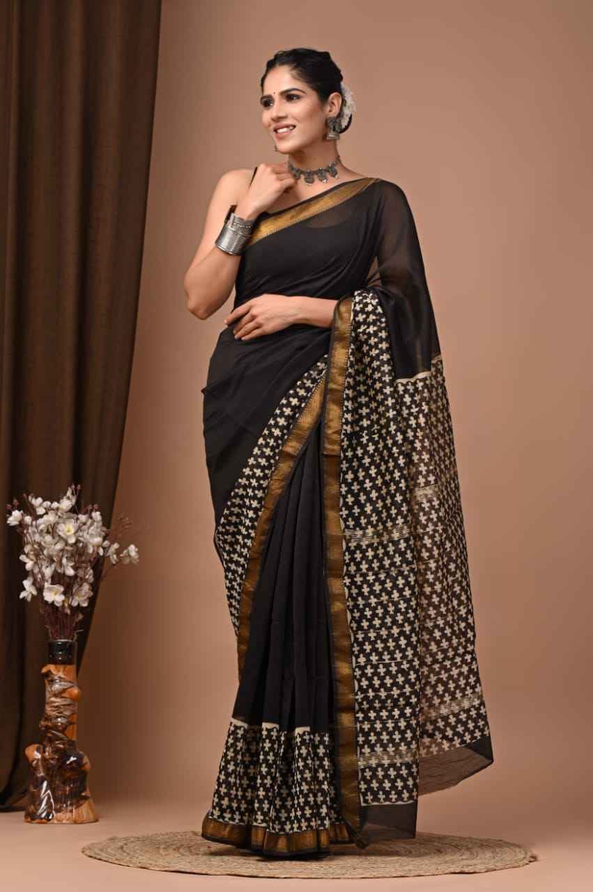 Elegant Maheshwari Silk Saree