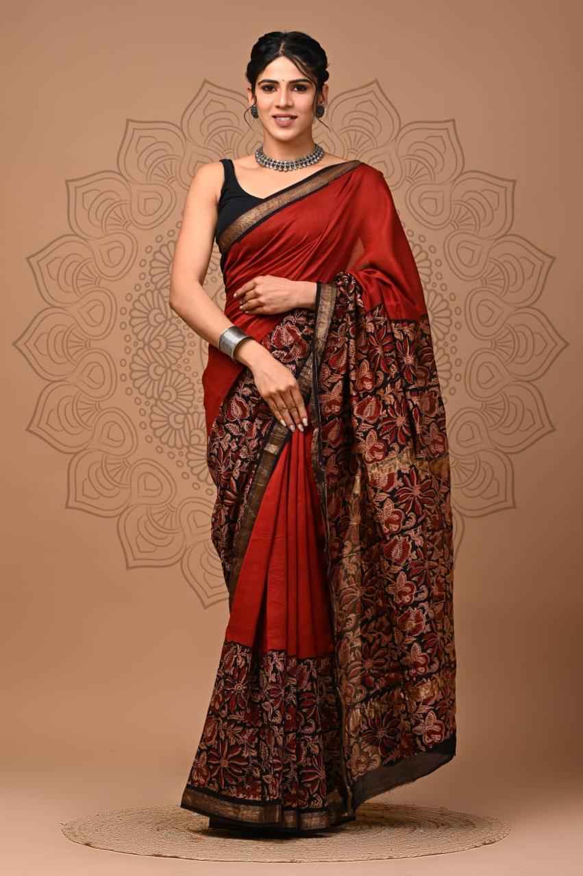 Elegant Maheshwari Silk Saree