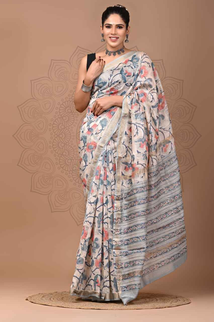 Elegant Maheshwari Silk Saree