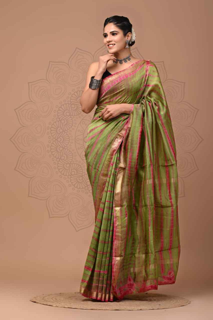 Elegant Maheshwari Silk Saree