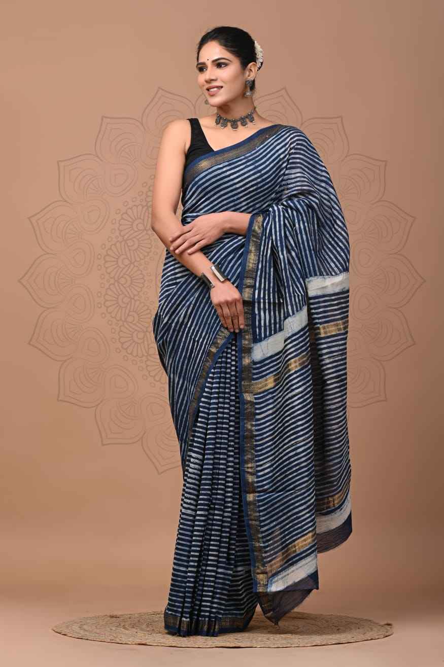 Elegant Maheshwari Silk Saree
