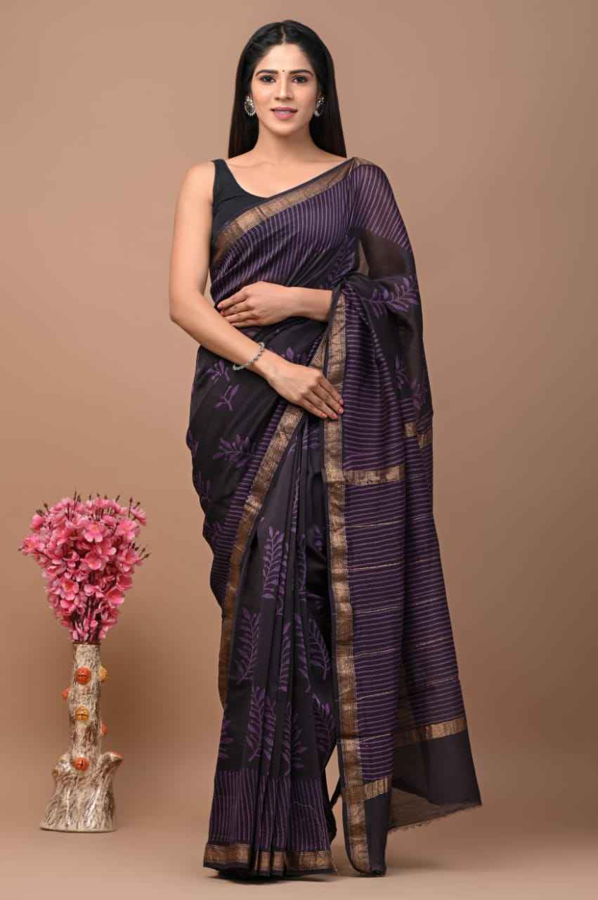 Elegant Maheshwari Silk Saree