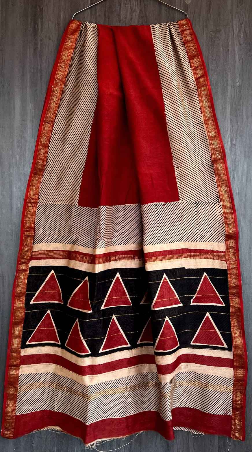 Elegant Maheshwari Silk Saree