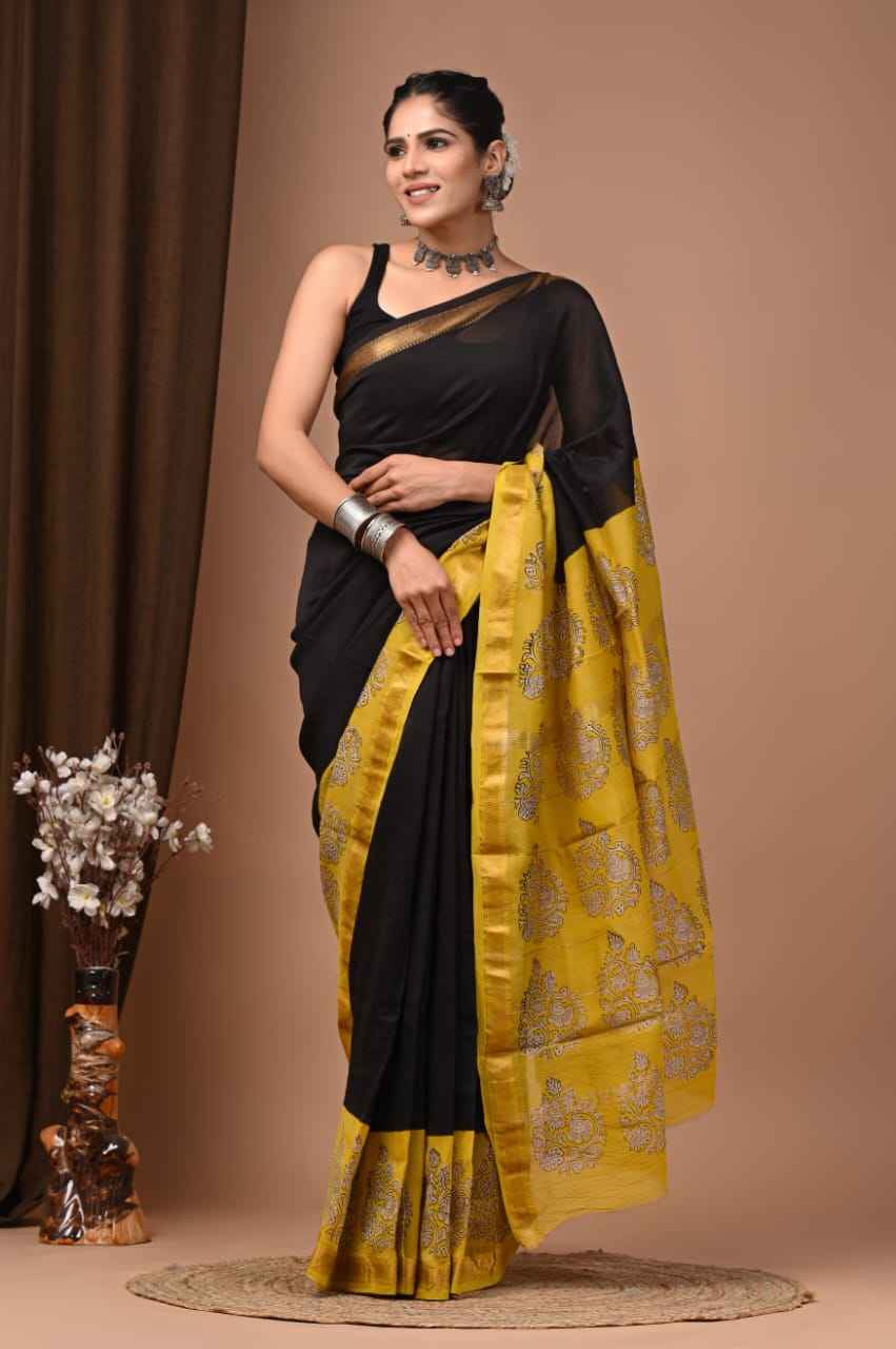 Elegant Maheshwari Silk Saree